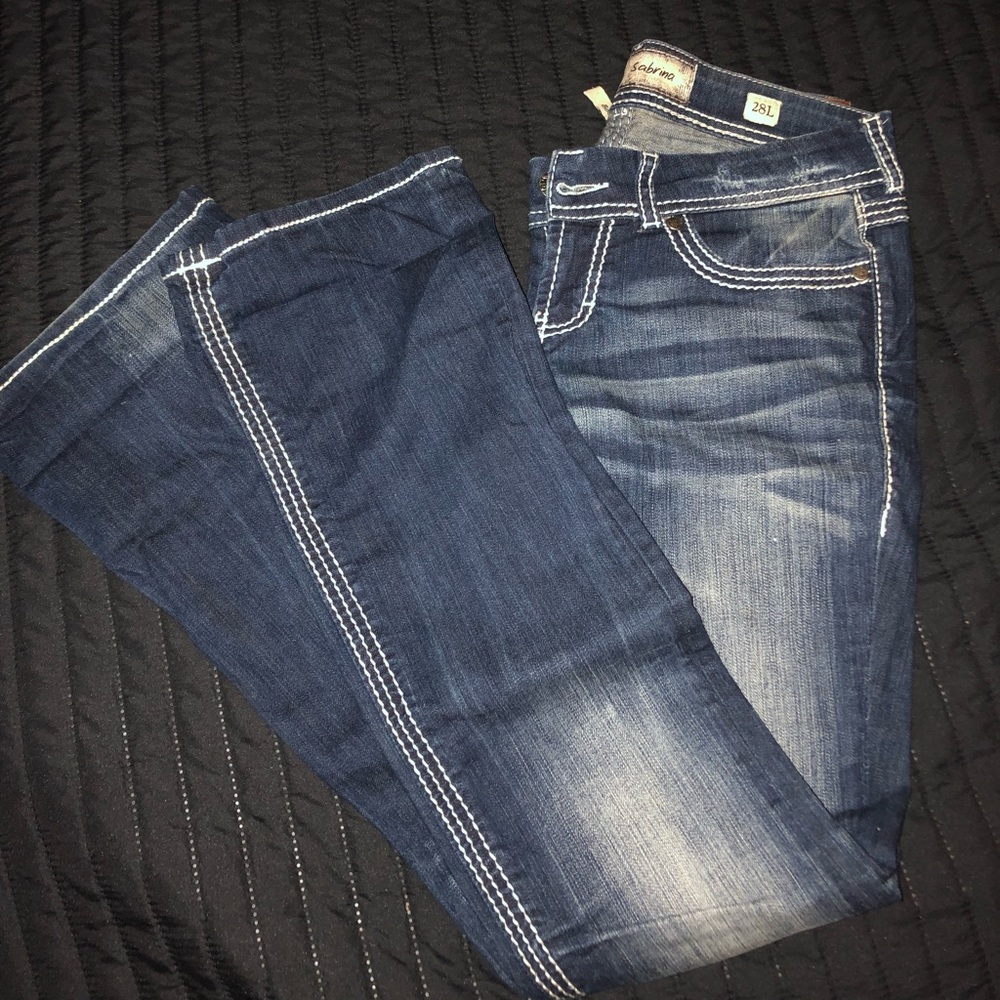 BKE denim Sabrina boot cut jeans 28L